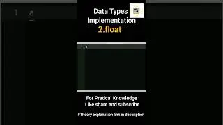 float Data Type in Python.Fundamental datatype