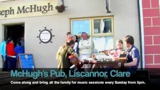Traditional Irish Music Session Video Clip 1 from McHugh's Pub Liscannor Co. Clare