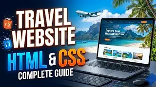 Build a Travel Website Using HTML CSS ✈️ | Tour Package Landing Page