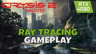 RTX 4090 - CRYSIS 2 REMASTERED - 4K Ray Tracing Native DLSS Gameplay Benchmark Test