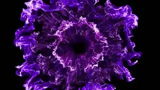 Purple Shockwave VFX effect black screen