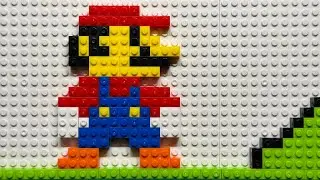 How to make a super Mario pixel art for kids #pixelart #lego #supermario