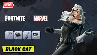 Présentation du NOUVEAU skin BLACK CAT (Marvel) sur Fortnite 🔥(Prix boutique & date de sortie)