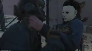 Micheal Myers call of Duty Final Kill Haddonfield Takedowm
