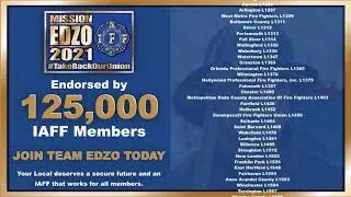 125,000 IAFF Members Endorse Ed "Edzo" Kelly for General President