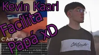 Como Me Encanta Guitarra TAB Facil Punteo - Kevin Kaarl Tutorial #377
