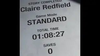 Resident Evil 2 Remake - Claire A Randomizer (Unrouted) Speedrun in 1:08:27