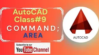 Area command in AutoCAD| How to find area of plots in AutoCAD| Class#9