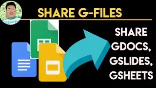 How to SHARE Your Google Docs, Sheets, Slides with Others
