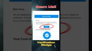 Instagram Verify Badge Scam🚨 Stay Safe & Cybersafety tips✅