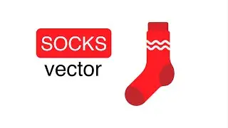 Socks Vector in Adobbe Illustrator