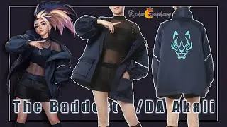 LOL The Baddest KDA Akali Cosplay Costume ▶ RoleCosplay