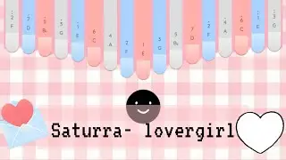 Saturra Lovergirl Kalimba Cover with Tabs On-screen || Simple and Easy Tabs