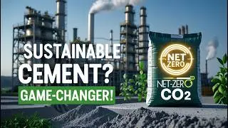 🌱 Sustainable Cement Breakthrough! ⚡ How Electrochemistry is Revolutionizing Construction 🏗️