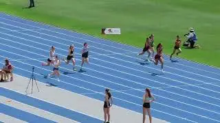 Ht6. 100m U14 Girls, QLD All Schools Championships, QSAC 1 November 2024