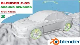 Rigacar Ground Sensors Tutorial Blender 2.83 ( FREE ADDON)