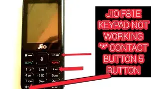 F81E keypad "*" "contact"3/5 not working jumper solution