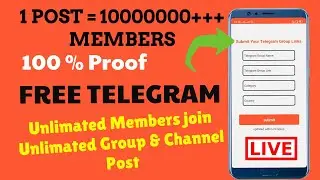 🔥 How to Add Unlimited Members in Telegram Channel | Increase Telegram Channel Members | Group Link