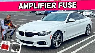 BMW AMP AMPLIFIER FUSE LOCATION BMW F32 F33 F36 428i 430i 435i 440i 418i 420i 418d 420d 425d 430d