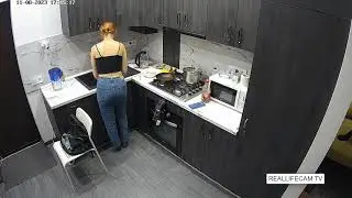 LEILA PREPARING MEAL