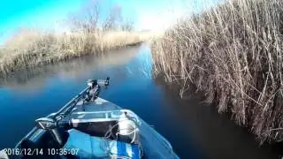 Поселок Ордынский, ломаем лед.