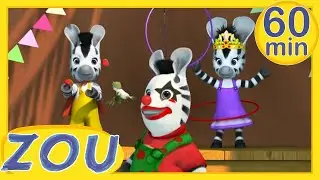 Zou in English 🤹‍♀️ ZOU'S SHOWS 🎭 60 min COMPILATION | Cartoons for kids