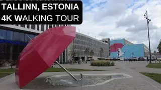 City walks - Tallinn, Estonia (4K walking tour)