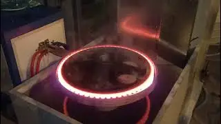 High frequency hardening sprocket Gear wheel induction quenching machine