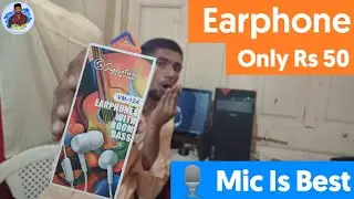 Best Earphone Under 100 rs  Undoxing Review & Testing || Good Earphone For Mic