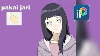 How to draw Hyuga Hinata | Ibis Paint X