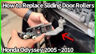 How to replace Honda Odyssey door rollers easy