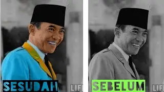 Cara mewarnai foto hitam putih Di android.  