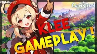 KLEE GAMEPlAY ! Un PERSONNAGE SI FUN A JOUER  !  -  GENSHIN IMPACT
