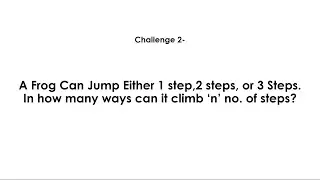 MATLAB | Frog Problem | Number Of Ways A Frog Can Jump N Stairs | Challange 2 | 2022 | Coding Nation