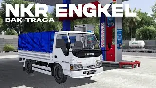 RILIS!! NKR ENGKEL SUSPENSI REAL DEPAN BELAKANG || MODS BUSSID