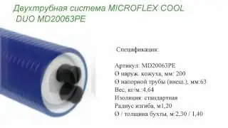 Двухтрубная система MICROFLEX COOL MD20063PE
