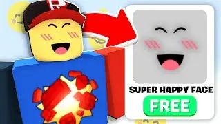 HURRY! Get The SUPER SUPER HAPPY FACE In ROBLOX For FREE! 🥳 😎