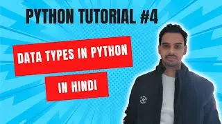 #4:- Data Types in Python | Python for Beginners | Python Full Course | Python Tutorial 💪