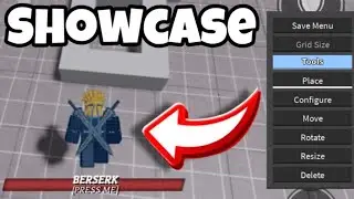 NEW PRIVATE SERVER BUILD MODE FULL SHOWCASE | The Strongest Battlegrounds