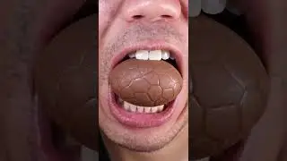 BIG Chocolate Egg Crack ASMR 🥚🍫 