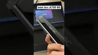 Unboxing GPU Intel Arc A750 8G #gaming #budgetgamingpc #pcbuild #ArcA750 #gpu