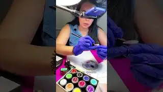 Роспись ногтей набором из 4-х кистей Roubloff МИНИАТЮРА #nails #дизайнногтей #nailart