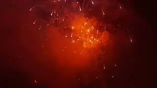 Deep Orange Fireworks | Video Effects