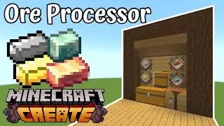 Minecraft | Create Mod | Super Efficient Ore Processor Farm