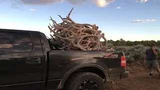 Crazy Elk Shed Trip 90 Sheds & Levi Gets Lost Part 2 Antler Trader