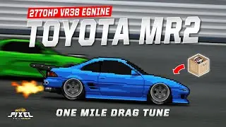 PIXEL CAR RACER - TOYOTA MR2 TUNE *2770 HP* VR38 ENGINE SWAP