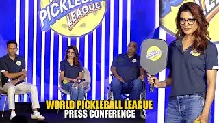 UNCUT - Samantha Ruth Prabhu At World Pickleball League | Press Conference | Gaurav Natekar,Arvind