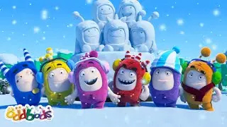 Christmas Is Snow Joke In Oddsville! 🎅 | Oddbods Cartoons | Funny Cartoons For Kids
