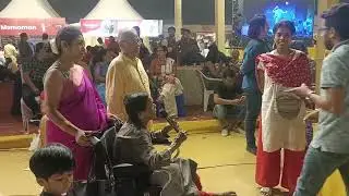 Manju basu Singing Ahmedabad durga puja 2023
