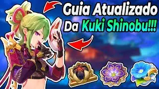 GUIA COMPLETO DA KUKI SHINOBU - Habilidades, Builds, Funções e Times!!!